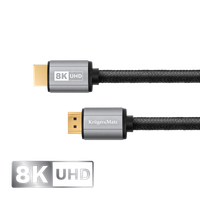 Kabel HDMI - HDMI 2.1 1,8m UHD 8K 60Hz KrugerMatz