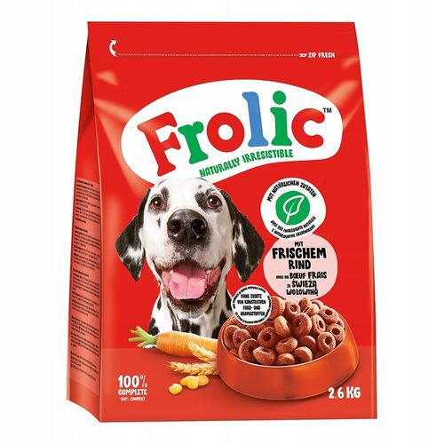 FROLIC 2,6kg Niemiecki - Wołowina 2,6kg półwilgotna na Arena.pl