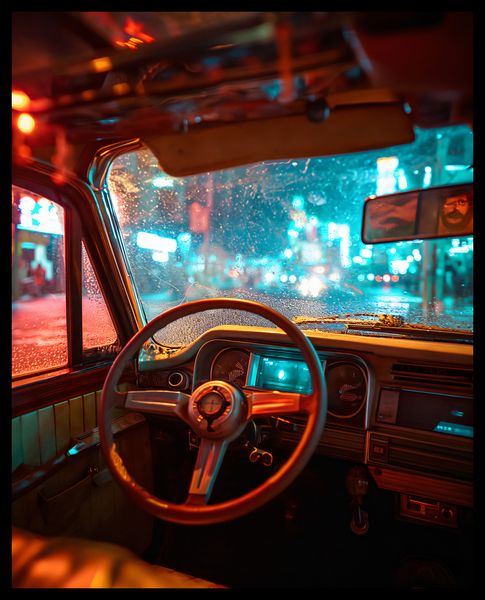 Plakat 40x50cm Nocny Kierowca zdjęcie 2