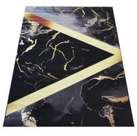 Dywan BLACK and GOLD N 12 60 x 100 cm czarny
