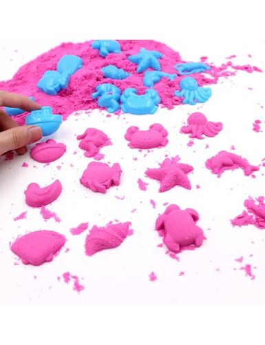 PIASEK KINETYCZNY 2KG BASEN + FOREMKI DUŻY ZESTAW na Arena.pl