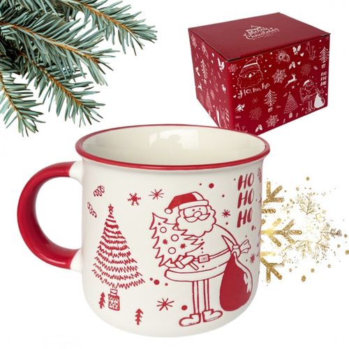 świąteczny kubek ceramiczny 350 ml + pudełko na prezent kb14 na Arena.pl