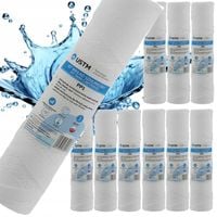 10x FILTR DO WODY WKŁAD 10' SZNURKOWY 1 MIKRON PP1