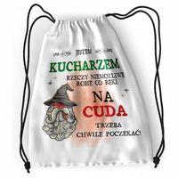 Plecak Dla Kucharza Sportowy Szkolny Worek Torba Z Nadrukiem Ze Zdjęciem