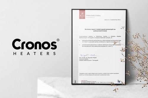 GRZEJNIK NA PODCZERWIEŃ Z TERMOSTATEM PILOTEM 800W na Arena.pl