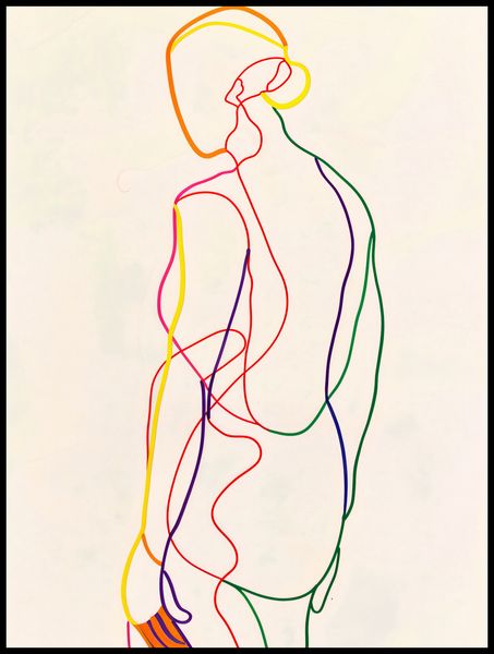 Plakat 75x100cm Tęczowy Zarys zdjęcie 2
