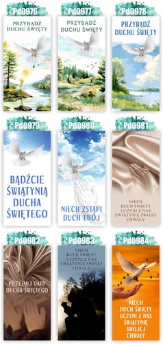 Baner religijny 200x100 cm duży wybór Ogień Ducha Świętego na Arena.pl