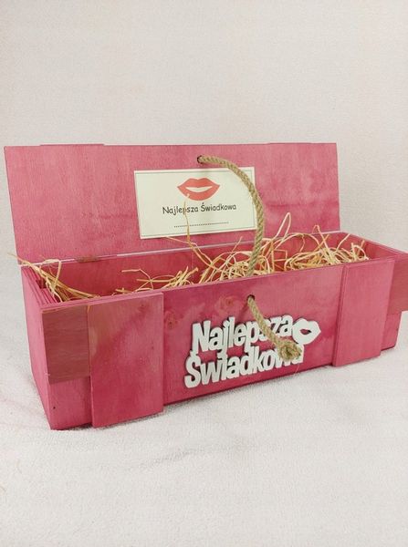 SKRZYNKA NA ALKOHOL PODZIĘKOWANIE DLA ŚWIADKÓW zdjęcie 4