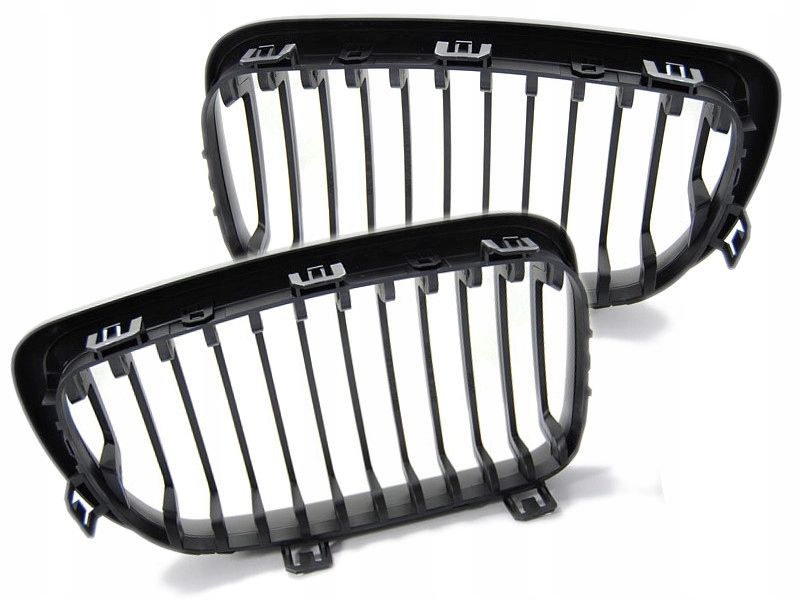 GRILL NERKI BMW E87/E81 07-11 BLACK POŁYSK zdjęcie 4