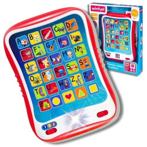 Smart Bystry Tablet Edukacyjny Interaktywny Zdobywam wiedzę Uczę się liter na Arena.pl