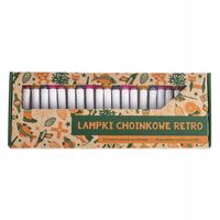 Lampki choinkowe retro Folkstar kolorowe w kształcie świeczki LED