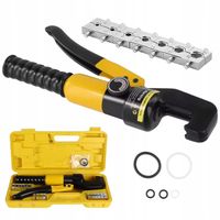 ZACISKARKA HYDRAULICZNA DO TULEJEK KONEKTORÓW 4-70 MM² SZĘŚCIOKĄTNA WALIZKA