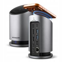 HMC-WL9 WIELOPORTOWY HUB USB 9IN1, 10GBPS, 3XUSB-A, 1XUSB-C, DP 8K/60HZ, HD