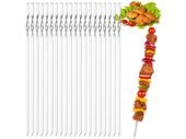 Szpikulce szpiki szampury do szaszłyków mięsa 32cm grill nierdzewne 20szt