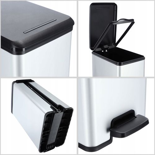 Curver Kosz Na Śmieci Metalizowany Z Pedałem 40 L na Arena.pl