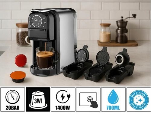 EKSPRES DO KAWY KAPSUŁKI NESPRESSO DOLCE GUSTO KAWA MIELONA 3W1 1400W na Arena.pl