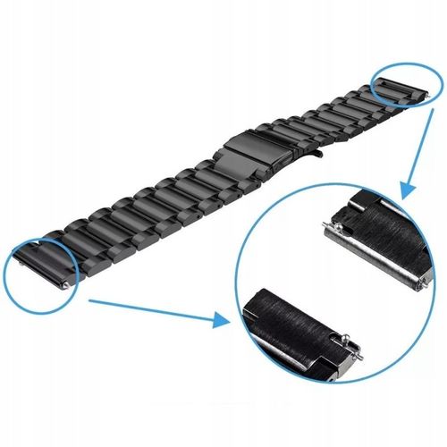 PASEK BRANSOLETA DO GARMIN VENU 2 / VENU 3 / VIVOACTIVE 4 45MM IMADŁO PINY na Arena.pl