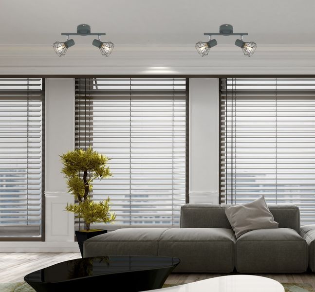 Verve listwa 2x40W E14 matowy szary zdjęcie 3