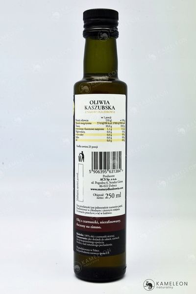 OLEJ Z NASION CZARNUSZKI TŁOCZONY NA ZIMNO nierafinowany Czarnuszka 250ml zdjęcie 5