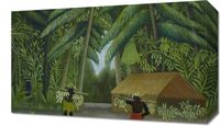 Obraz 50x30cm Banana Harvest, Rousseau Vintage do Salonu
