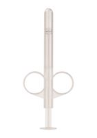 lube tube 2 pcs transparent
