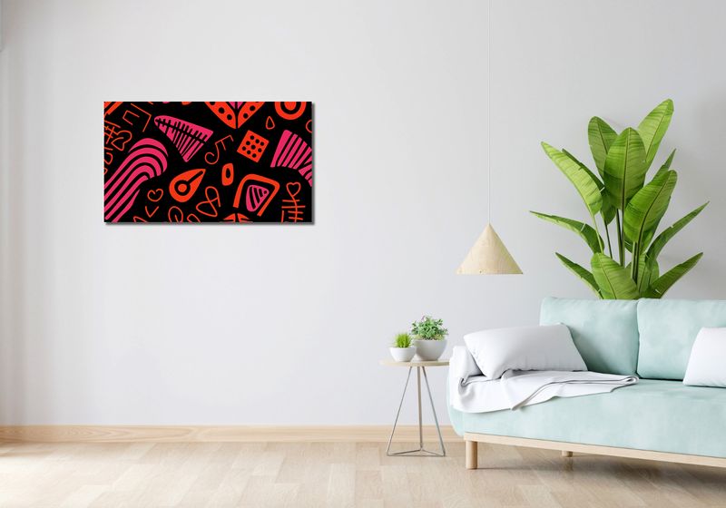 Obraz 90x50cm Rytm Wzorów zdjęcie 2