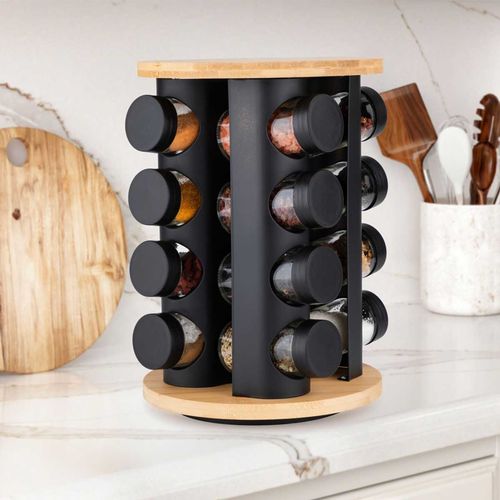 STOJAK OBROTOWY NA PRZYPRAWY 16 POJEMNIKÓW E-8253 na Arena.pl