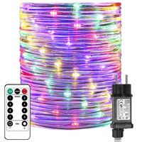 WĄŻ Świetlny 30m 300LED LAMPKI CHOINKOWE MULTIKOLOR KOLOROWY