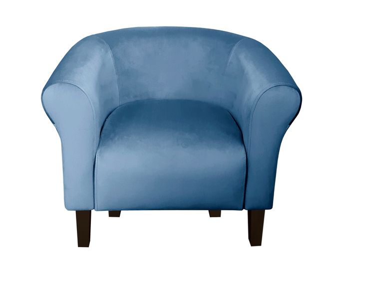 Fotel Milo nogi venge niebieski MG33 zdjęcie 2