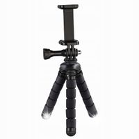 LEKKI STATYW HAMA FLEX 2W1 ELASTYCZNE NOGI TRIPOD 14CM + UCHWYT SMARTFON