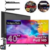 Telewizor Kruger&Matz 40" Fhd Google Tv 5.0, Dvb-T2/S2/T/C H.265 H