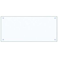 Panel ochronny do kuchni, przezroczysty, 90x40 cm, szkło