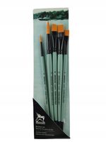 2 x Zestaw pędzli Renesans 5-PC syntetyczne artystyczne malarski do farb 5