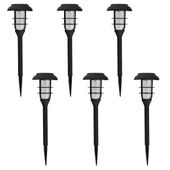 6x LAMPION OGRODOWY SOLARNY LATARNIA OGRODOWA