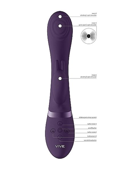 Cato - Pulse G-Spot Rabbit - Purple zdjęcie 3