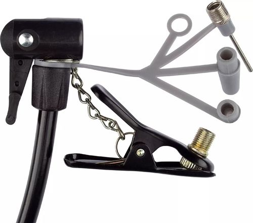 Pompka rowerowa z wężykiem ręczna do piłek roweru wielofunkcyjna AVENTO 4w1 na Arena.pl