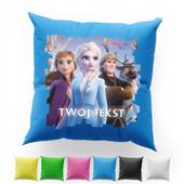 POSZEWKA Z NADRUKIEM BAWEŁNIANA 40x40CM - KRAINA LODU FROZEN ELSA