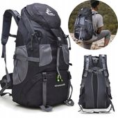PLECAK GÓRSKI FREE KNIGHT CZARNY WODOODPORNY 50L TREKKING SURVIVAL
