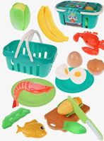 ZESTAW KUCHNIA SKLEP DLA DZIECI DO KROJENIA OWOCE WARZYWA NA RZEP KOSZYK