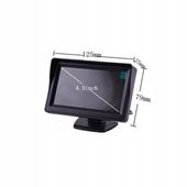 Czujniki parkowania, kamera cofania, monitor LCD