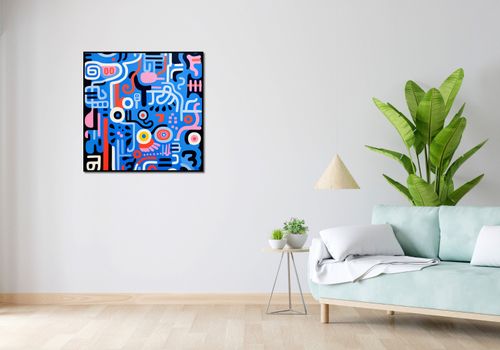 Plakat 80x80cm Rytmiczne Echo na Arena.pl