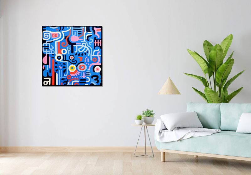 Plakat 80x80cm Rytmiczne Echo zdjęcie 4