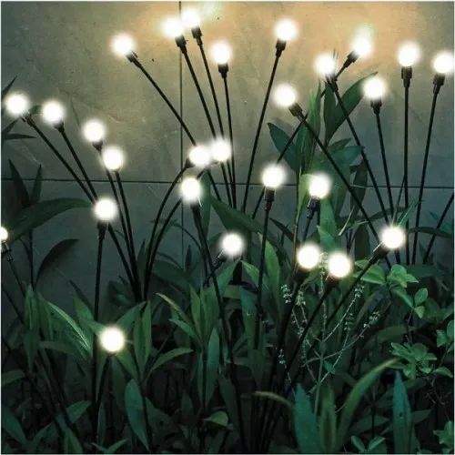 Lampa solarna biała zimna dekoracja taras balkon ogród kuleczki 6led P-376 na Arena.pl