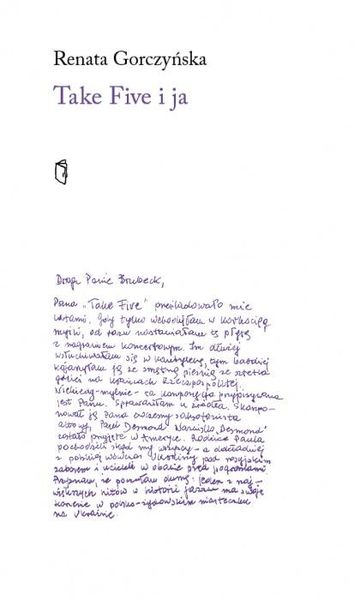 Take Five i ja Renata Gorczyńska zdjęcie 1