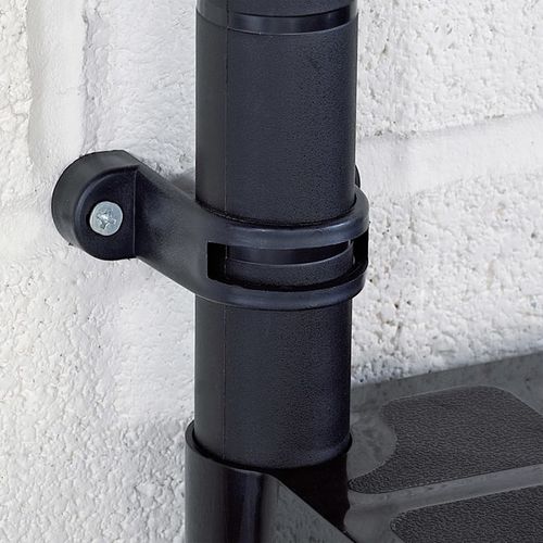 Regał 4-poziomowy, czarny, 61 x 30,5 x 130 cm, plastik na Arena.pl