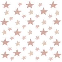 Naklejki Dla Dzieci Beżowe GWIAZDECZKI Gwiazdy Komiks ZESTAW 60cm x 30cm