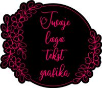 Naklejki ETYKIETY REKLAMOWE + twoje LOGO dowolny nadruk 250 sztuk 40 mm