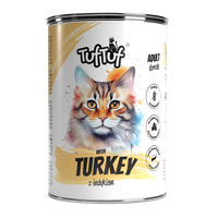 TUF TUF Puszka mielonka z indykiem dla kota 400g
