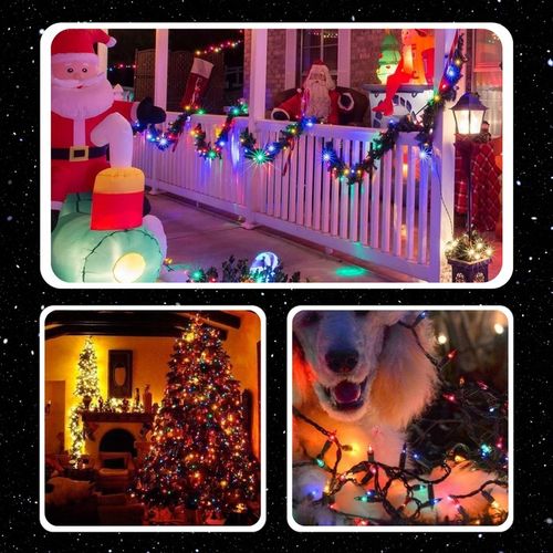 LAMPKI CHOINKOWE 300LED 22m ZEWNĘTRZNE WEWNĘTRZNE MULTIKOLOR ŚWIĄTECZNE na Arena.pl