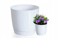 Doniczka Donica Coubi z podstawkiem DUOP120 Biała